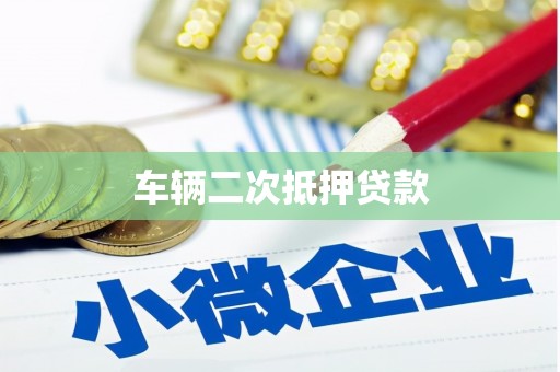 开福车辆二次抵押贷款