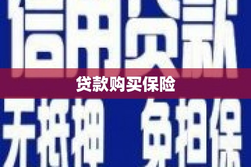 开福贷款购买保险