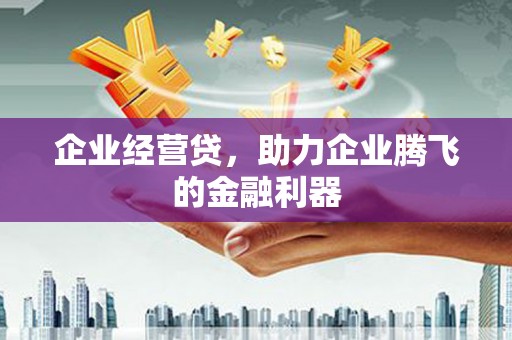 开福企业经营贷，助力企业腾飞的金融利器