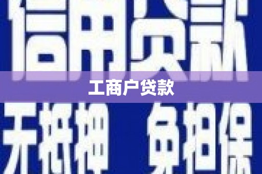 开福工商户贷款