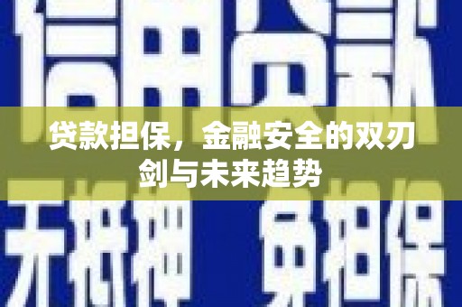 开福贷款担保，金融安全的双刃剑与未来趋势