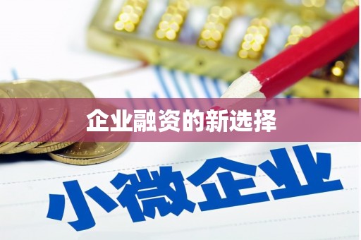 开福企业融资的新选择