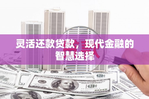 开福灵活还款贷款，现代金融的智慧选择
