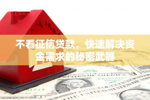 开福不看征信贷款，快速解决资金需求的秘密武器
