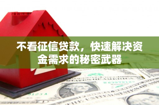 开福不看征信贷款，快速解决资金需求的秘密武器