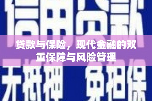 开福贷款与保险，现代金融的双重保障与风险管理