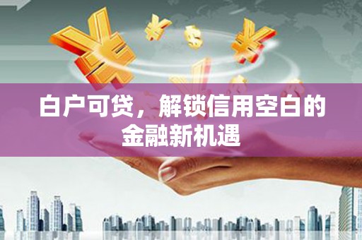 开福白户可贷，解锁信用空白的金融新机遇
