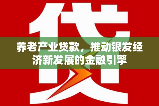 开福养老产业贷款，推动银发经济新发展的金融引擎