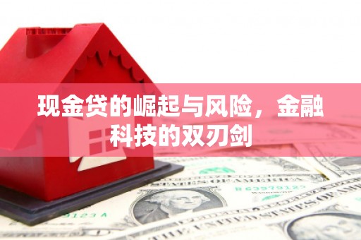 开福现金贷的崛起与风险，金融科技的双刃剑