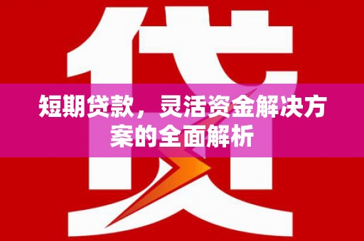 开福短期贷款，灵活资金解决方案的全面解析