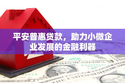 开福平安普惠贷款，助力小微企业发展的金融利器