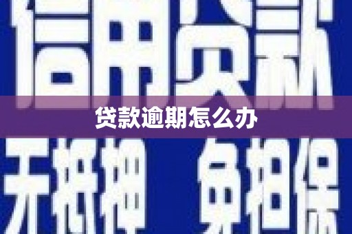 开福贷款逾期怎么办
