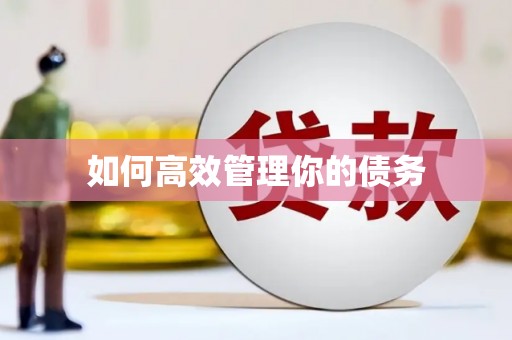 开福如何高效管理你的债务